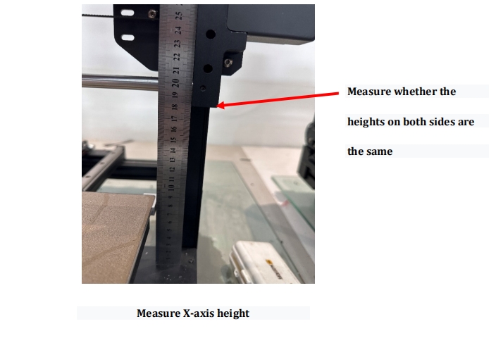 Measure X-axis height