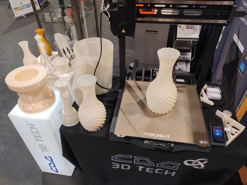 CDG 3D TECH Showcasing Pellet 3D printers at Exhibition